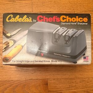 Cabela's Chef's Choice NEW Gray Knife Sharpener